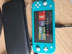 Nintendo switch lite turquoise, Games en Spelcomputers, Ophalen of Verzenden, Turquoise, Zo goed als nieuw