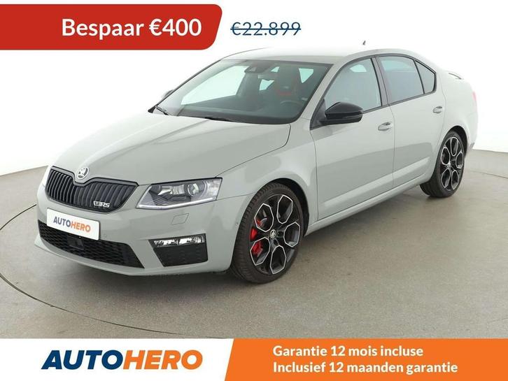 Skoda Octavia 2.0 TSI RS (bj 2016, automaat), Auto's, Skoda, Te koop, Octavia, ABS, Airbags, Airconditioning, Bluetooth, Boordcomputer