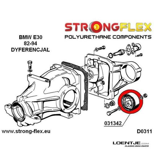 Strongflex e30 e36 Z3 differentieel ophang rubber, Auto-onderdelen, Transmissie en Toebehoren, BMW, Nieuw, Ophalen of Verzenden
