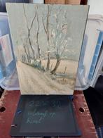 olieverfschilderijtje op hout, Antiek en Kunst, Ophalen