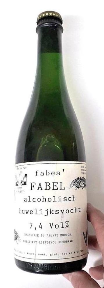 Volle fles éénmalig brouwsel Fabes-Diest