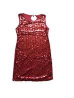nieuwe rode jurk zonder mouw glitters feest meisjes 12 jaar, Zeeman, Nieuw, Jurk of Rok, Verzenden