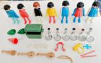 Playmobil: 7 Personnages + accessoires du Moyen-Age, vintage, Los Playmobil, Gebruikt, Ophalen of Verzenden