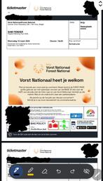 Sam Fender 2x tickets Vorst National, Twee personen, Maart