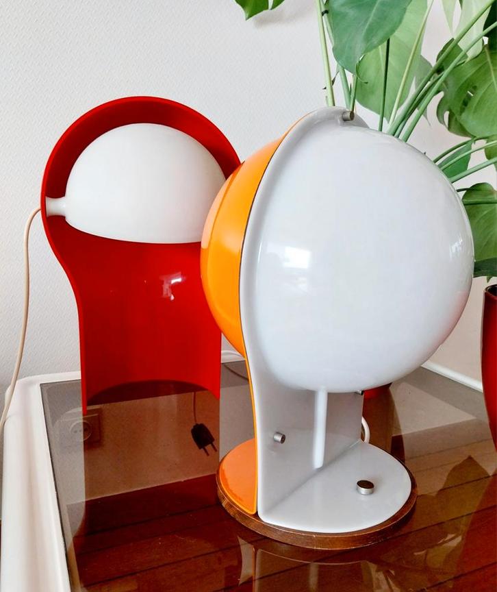 Space Age Seventies Lamp, Huis en Inrichting, Lampen | Tafellampen, Ophalen of Verzenden