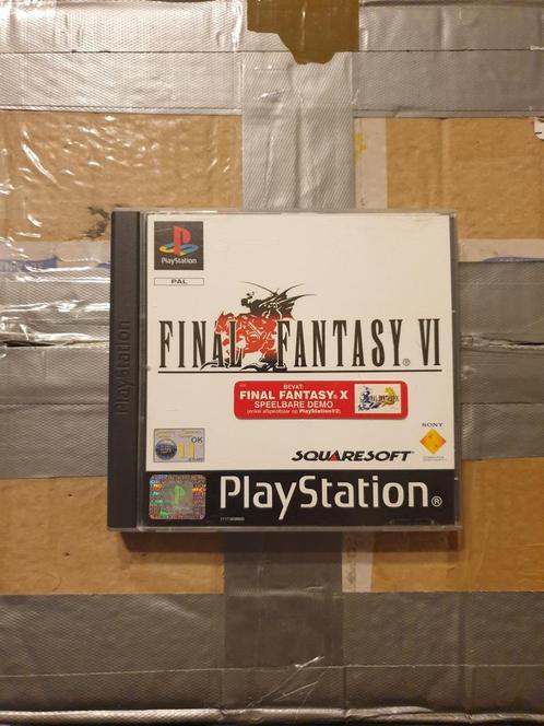 Final Fantasy VI incl. Demo Pal Playstation, Games en Spelcomputers, Games | Sony PlayStation 1, Gebruikt, Role Playing Game (Rpg)