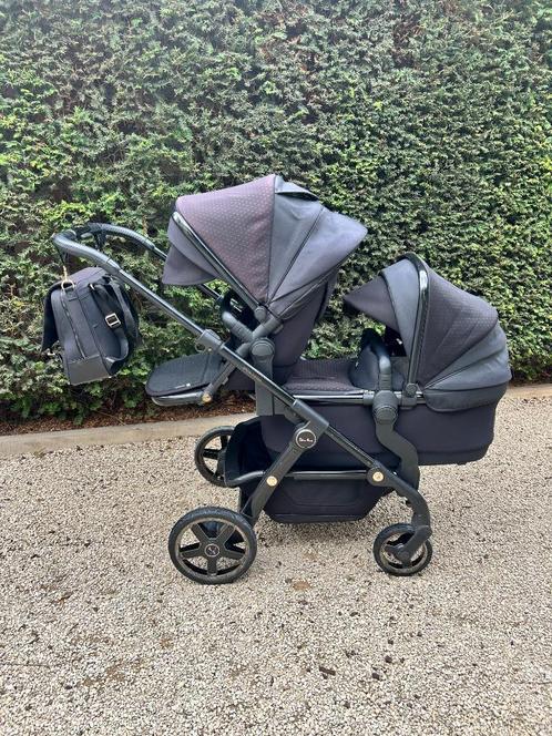 Buggy "Silver Cross Wave Special Edition", Kinderen en Baby's, Buggy's, Zo goed als nieuw, Overige merken, Duomodel, Regenhoes