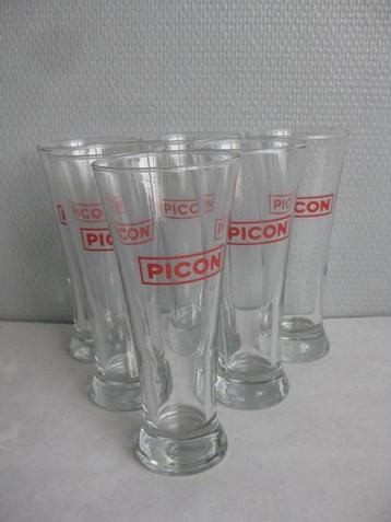 Picon - Glas met de originele rode PICON opdruk.