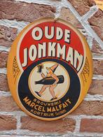 Reclame bord bier Oude Jonkman Brouwerij Malfait Kortrijk, Verzamelen, Merken en Reclamevoorwerpen, Ophalen of Verzenden, Gebruikt