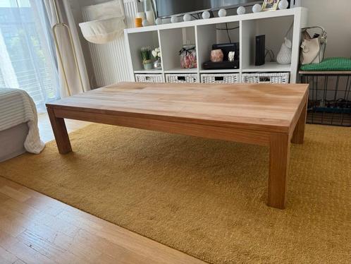 Table en bois naturel (teck) ALINEA, Huis en Inrichting, Tafels | Salontafels, Zo goed als nieuw, Teakhout, Ophalen