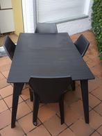 table de jardin ALLIBERT 1,60M + 4 chaises NEUVE, Jardin & Terrasse, Rectangulaire, Enlèvement, Neuf