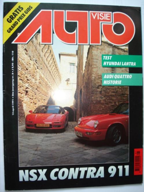 Autovisie 13 april 1991 JG 36 Nr. 8, Livres, Autos | Brochures & Magazines, Utilisé, Général, Envoi