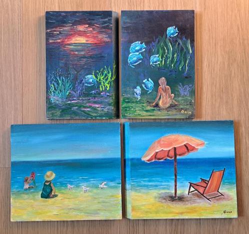 Galerij met schilderijen over het mariene thema: de zee, Antiek en Kunst, Kunst | Schilderijen | Modern, Ophalen of Verzenden