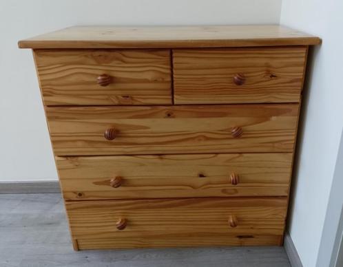 Ladekast met 5 lades, Huis en Inrichting, Kasten | Ladekasten, Gebruikt, Minder dan 100 cm, 50 tot 100 cm, 25 tot 50 cm, Overige houtsoorten