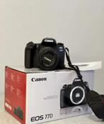 Appareil photo miroir Canon EOS 77D kilométrage 5 mille, TV, Hi-fi & Vidéo, Appareils photo numériques, Enlèvement ou Envoi, Neuf