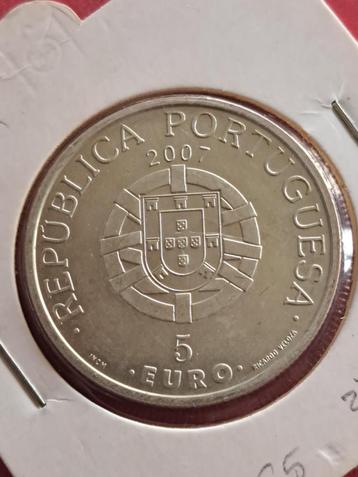 2007 Portugal 5 euro in zilver Nationaal Park Madeira Unesco