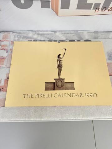 Grote Vintage Pirelli-kalender 1990 calendar groot 20e eeuw beschikbaar voor biedingen