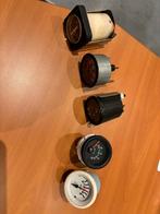 Lot tellers, oliedruk, volt, urenteller en amp meter, Ophalen of Verzenden