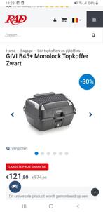 Givi topkoffer nieuw b45, Motoren, Accessoires | Koffers en Tassen, Ophalen of Verzenden, Nieuw