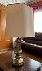 Vintage messing tafellamp, Huis en Inrichting, Lampen | Tafellampen, Gebruikt, Metaal, Ophalen