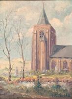 Jacques Van Der Elst (1925-1991): OLV er Duinen Mariakerke, Antiek en Kunst, Ophalen of Verzenden
