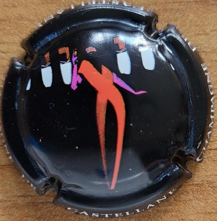 Champagnecapsule DE CASTELLANE Serie 16 nr.083, Verzamelen, Wijnen, Nieuw, Champagne, Frankrijk, Ophalen of Verzenden