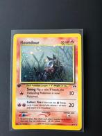 Houndour first edition neo discovery, Hobby en Vrije tijd, Ophalen of Verzenden, Nieuw, Losse kaart