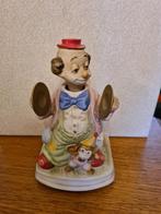 CLOWN MUSICAL AUTOMATE EN PORCELAINE BISCUIT, Ophalen of Verzenden