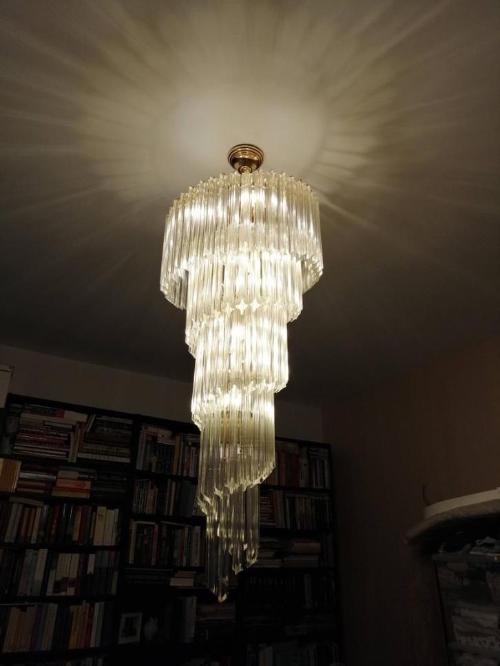 Kroonluchter Murano kristal, Antiek en Kunst, Antiek | Glaswerk en Kristal, Ophalen