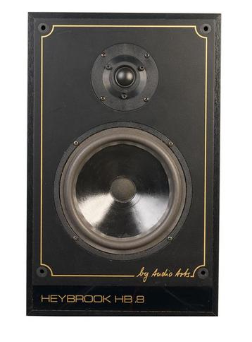 Paire d'enceintes audiophile vintage anglaise Heybrook HB, Enlèvement, Comme neuf, Haut-parleurs Frontaux, Arrière ou Stéréo
