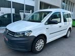Volkswagen Caddy 1.4 benzine + CNG 1ste eigenaar, Auto's, Volkswagen, 4 deurs, Wit, Leder, Bedrijf
