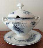 Ancienne soupière en porcelaine opaque, Enlèvement