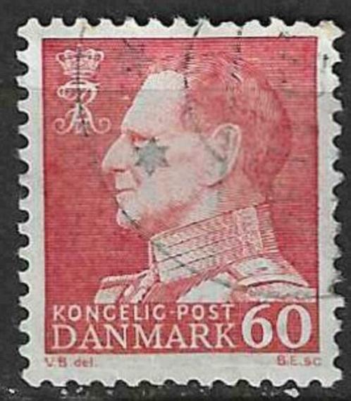 Denemarken 1967/1970 - Yvert 465 - Koning Frederik IX (ST), Timbres & Monnaies, Timbres | Europe | Scandinavie, Affranchi, Danemark