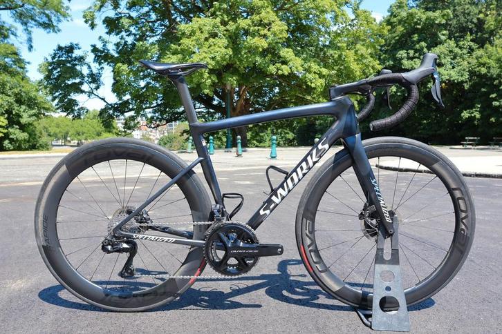 Specialized Tarmac SL8 Sworks Dura Ace DI2 12V powermeter, Fietsen en Brommers, Fietsen | Racefietsen, Zo goed als nieuw, Carbon