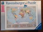 Ravensburger puzzel Staatkundige wereldkaart 1000 stukjes, Hobby en Vrije tijd, Ophalen, 500 t/m 1500 stukjes, Gebruikt