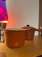 2 pots vintage en émail de Le Creuset, Maison & Meubles, Enlèvement ou Envoi, Comme neuf