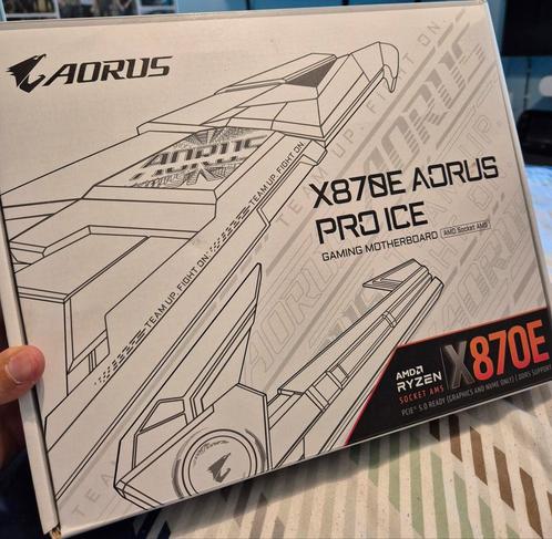 GIGABYTE X870E AORUS PRO ICE AM5, Computers en Software, Moederborden, Zo goed als nieuw, DDR5, Ophalen