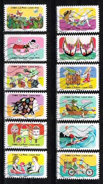 Postzegels uit Frankrijk - K 0868 - vakantie