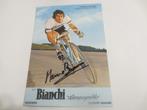 wielerkaart 1973  wk team bianchi  marino basso  signe, Collections, Articles de Sport & Football, Utilisé, Envoi