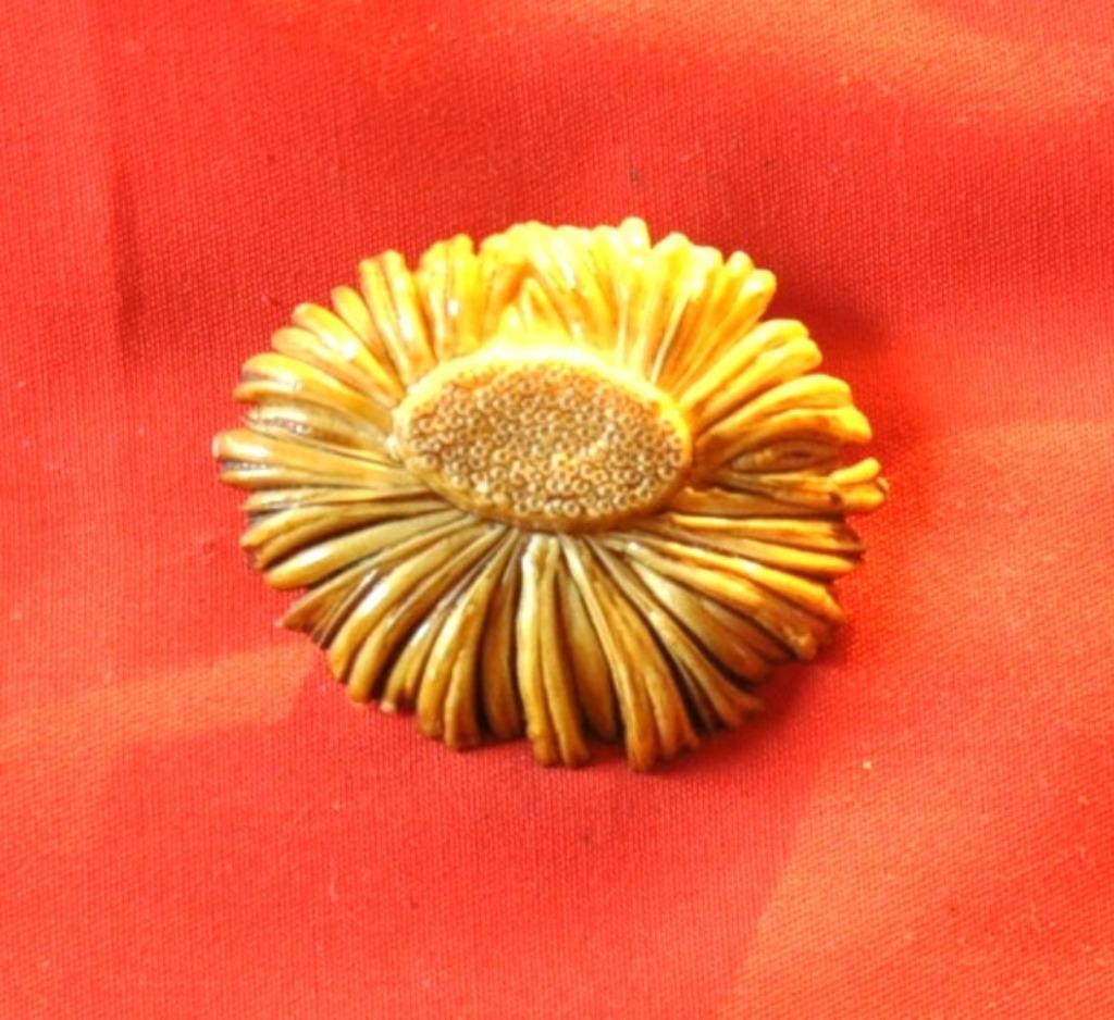 broche de fantaisie fleur en resine (x2066), Enlèvement ou Envoi, Utilisé, Autres matériaux