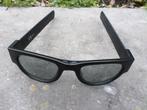 Lunettes de soleil noires pliables enroulables VOO, Enlèvement ou Envoi, Comme neuf, Noir, Lunettes de soleil