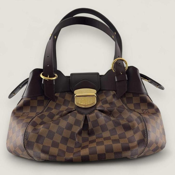 Louis Vuitton Sistina PM Damier, Handtassen en Accessoires, Tassen | Damestassen, Gebruikt, Handtas, Bruin, Ophalen of Verzenden