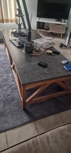 Lange zware tafel goeie staat marmer los er op, Ophalen, Gebruikt