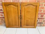 2 portes d’armoire placard en chêne, Autres types, Moins de 80 cm, Moins de 80 cm, Enlèvement