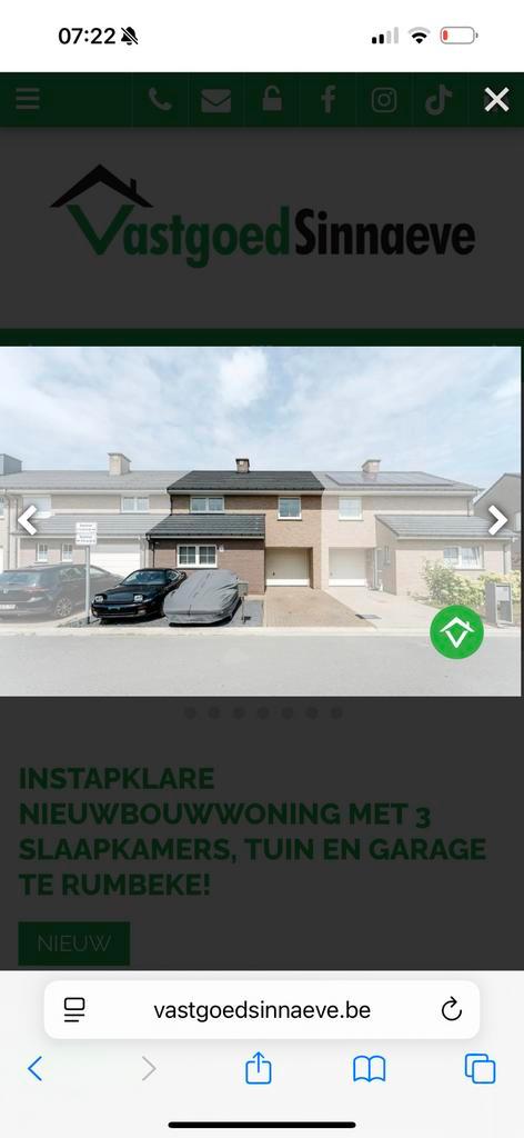Huis te koop met garage en ruime oprit parkeerplaats Rumbeke, Immo, Huizen en Appartementen te koop, Provincie West-Vlaanderen