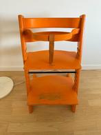 Stokke Tripp Trapp Oranje met beugel - Nieuw Model, Kinderen en Baby's, Kinderstoelen, Ophalen, Gebruikt, Meegroeistoel