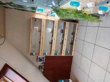 4 kooien van 120x40x40 beschikbaar voor biedingen