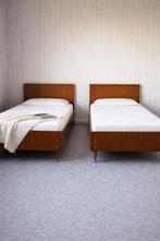 4 encadrements de lit vintage année 60, Maison & Meubles, Chambre à coucher | Lits, Enlèvement, Comme neuf, Bois, 90 cm