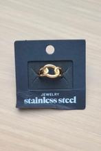 ring twist - goud, Bijoux, Sacs & Beauté, Bagues, Enlèvement ou Envoi, Neuf, Or, Autres matériaux