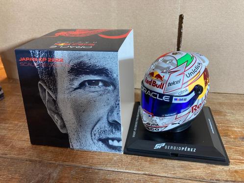 Sergio Perez 1:4 helm 2022 Japan GP Red Bull Schuberth, Verzamelen, Automerken, Motoren en Formule 1, Nieuw, Formule 1, Ophalen of Verzenden
